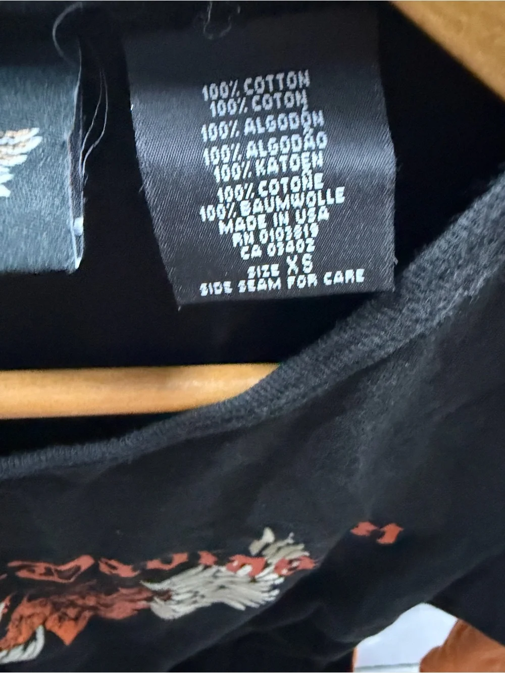 Harley-Davidson Orange and Black Long sleeve